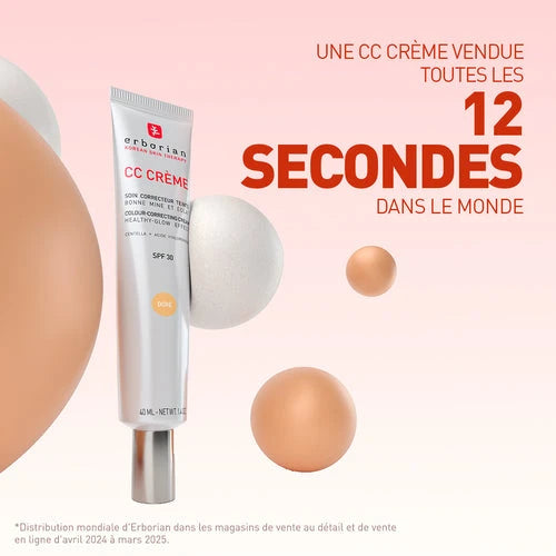 CC Crème à la Centella Asiatica - Teinte Clair Soin Visage erborian 
