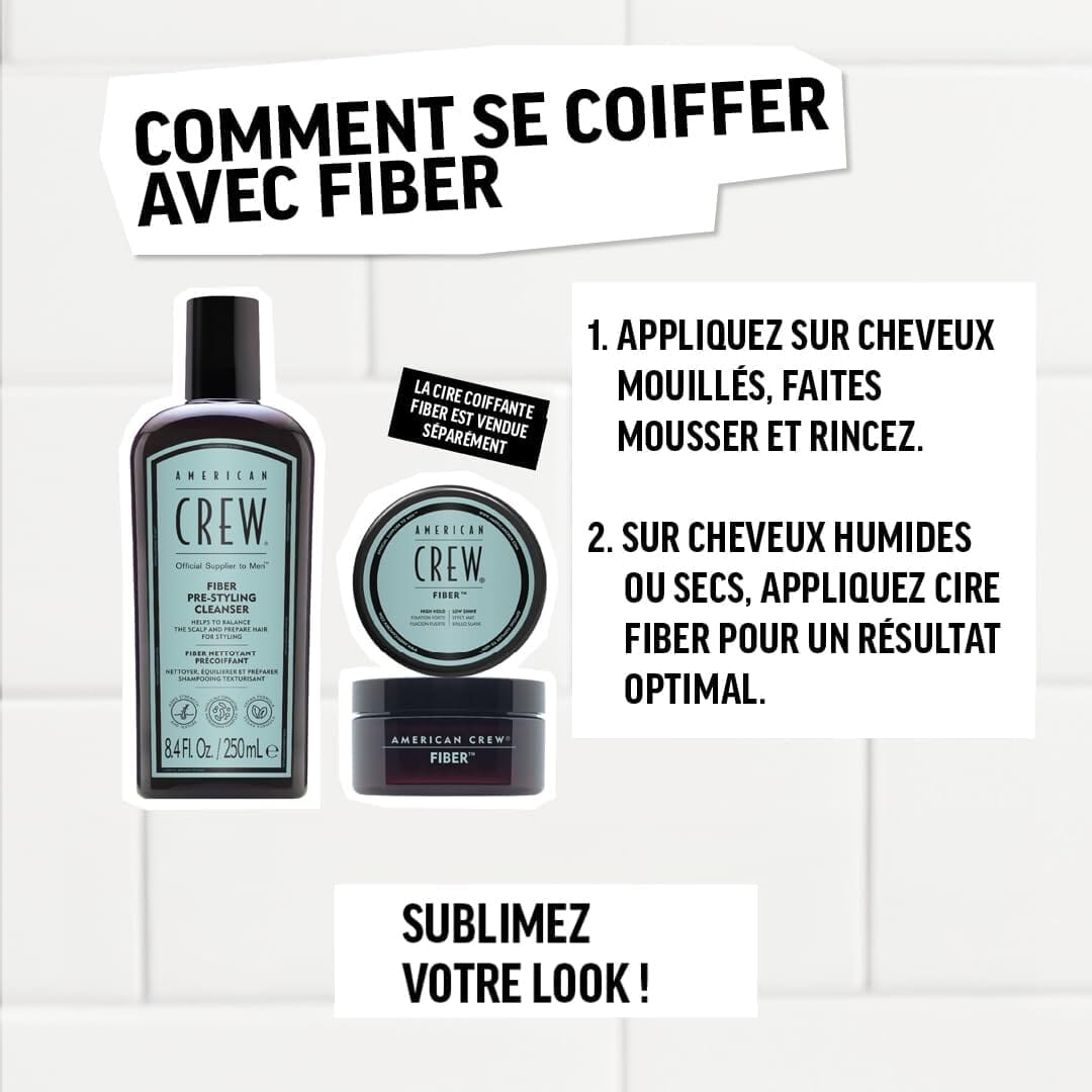 Coffret Duo Fiber Soin capillaire American Crew 