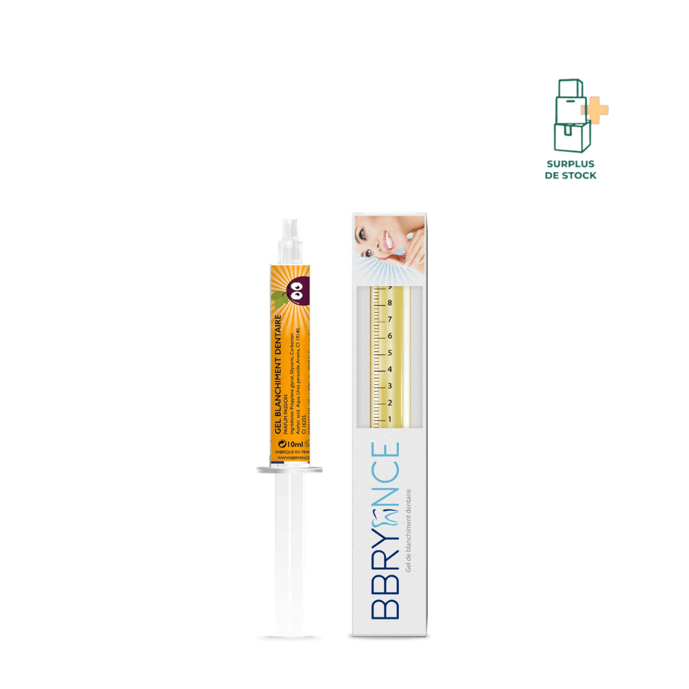 GEL BLANCHIMENT - Parfum au choix Soin dentaire Bbryance PASSION 1 gel permet 7 utilisations 