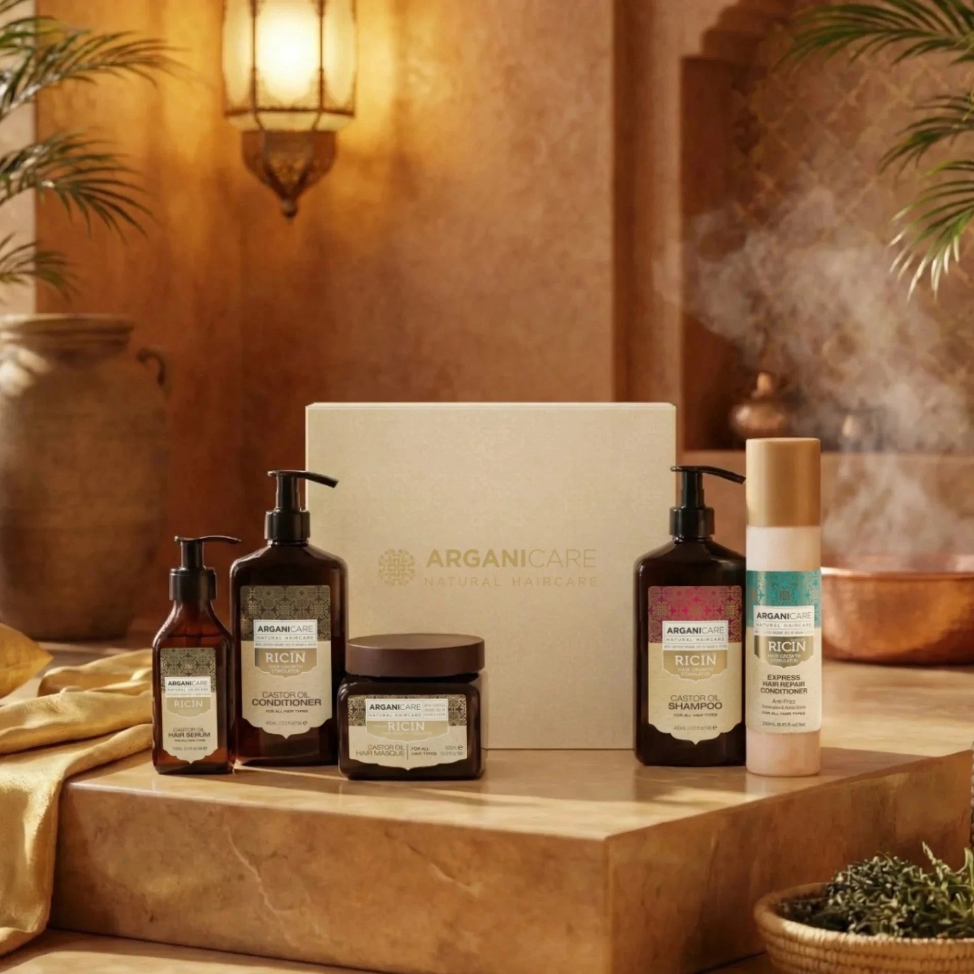 Masque à l'Huile de Ricin Soin Capillaire Arganicare 