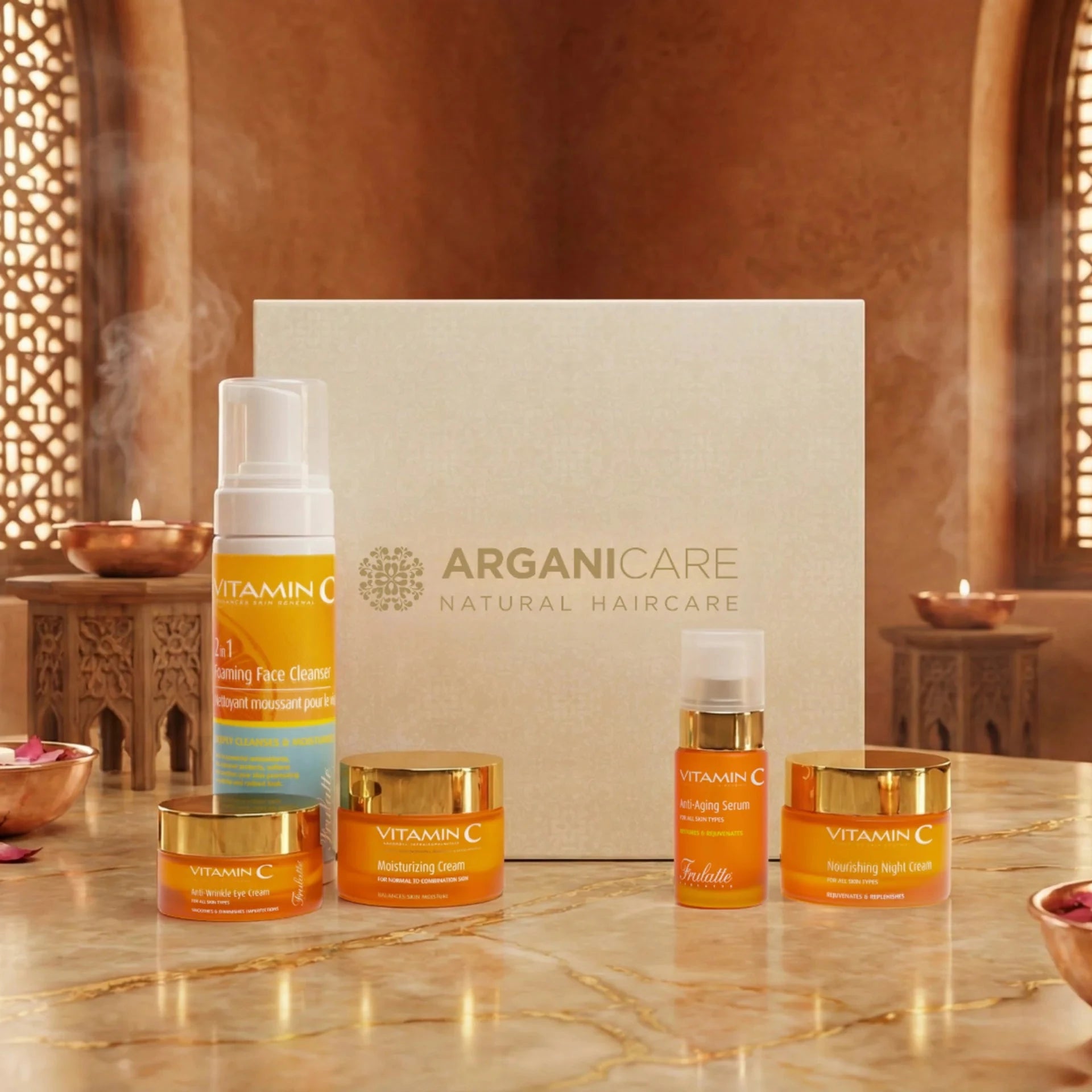 Eau Micellaire tonifiante enrichie à la Vitamine C Soin Visage Arganicare 