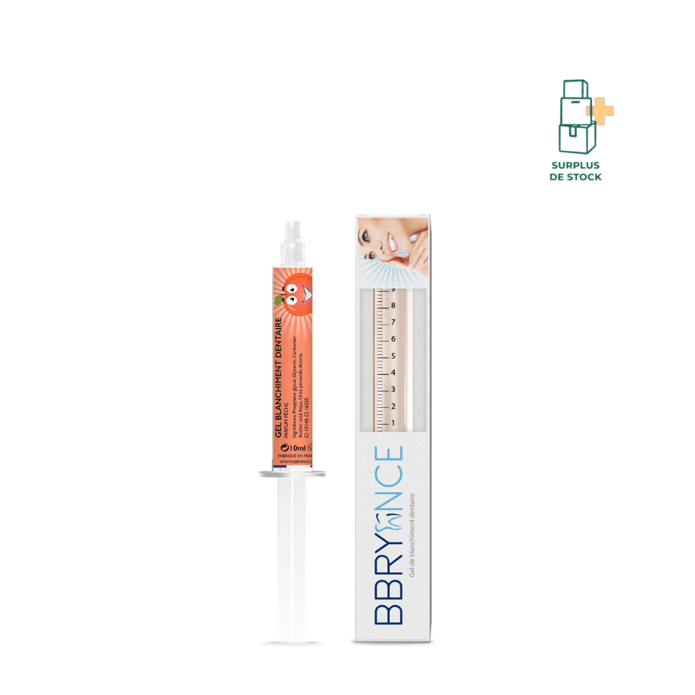 GEL BLANCHIMENT - Parfum au choix Soin dentaire Bbryance PECHE 1 gel permet 7 utilisations 