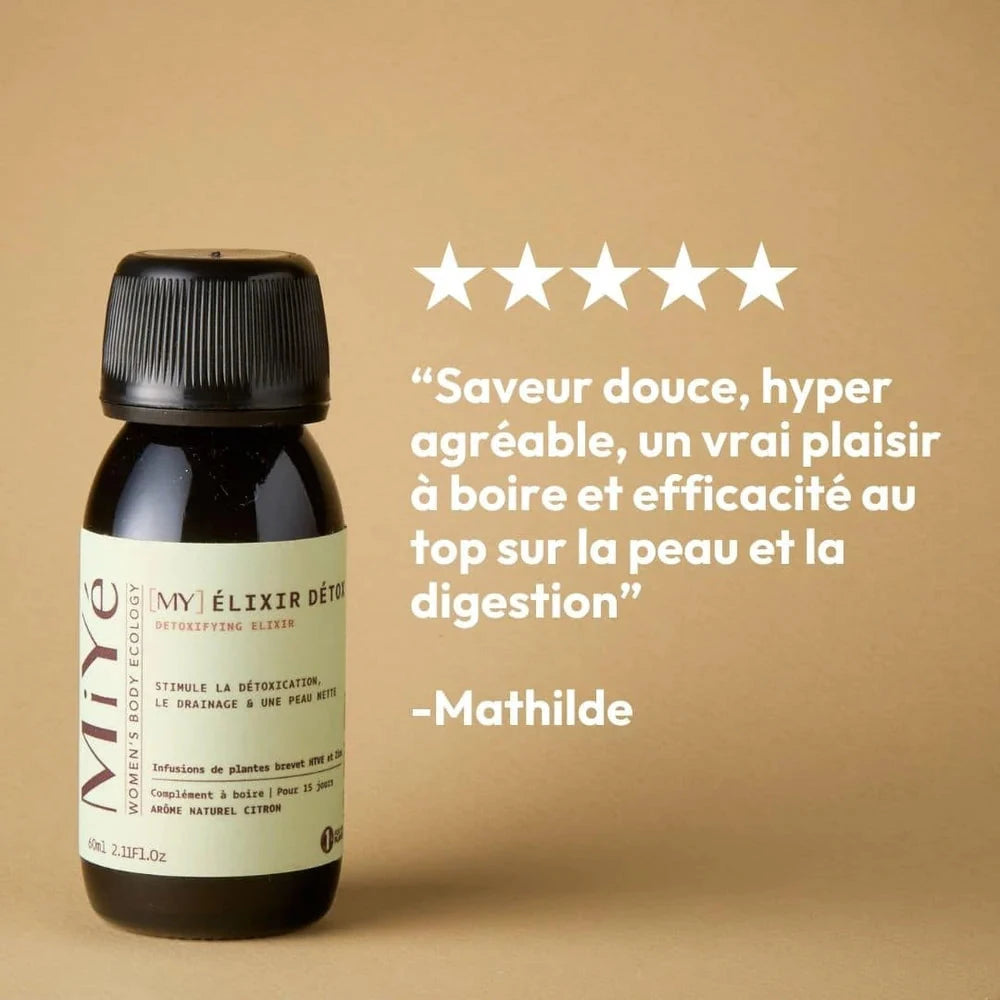ÉLIXIR DETOX - Complément Alimentaire anti-imperfection MIYE 