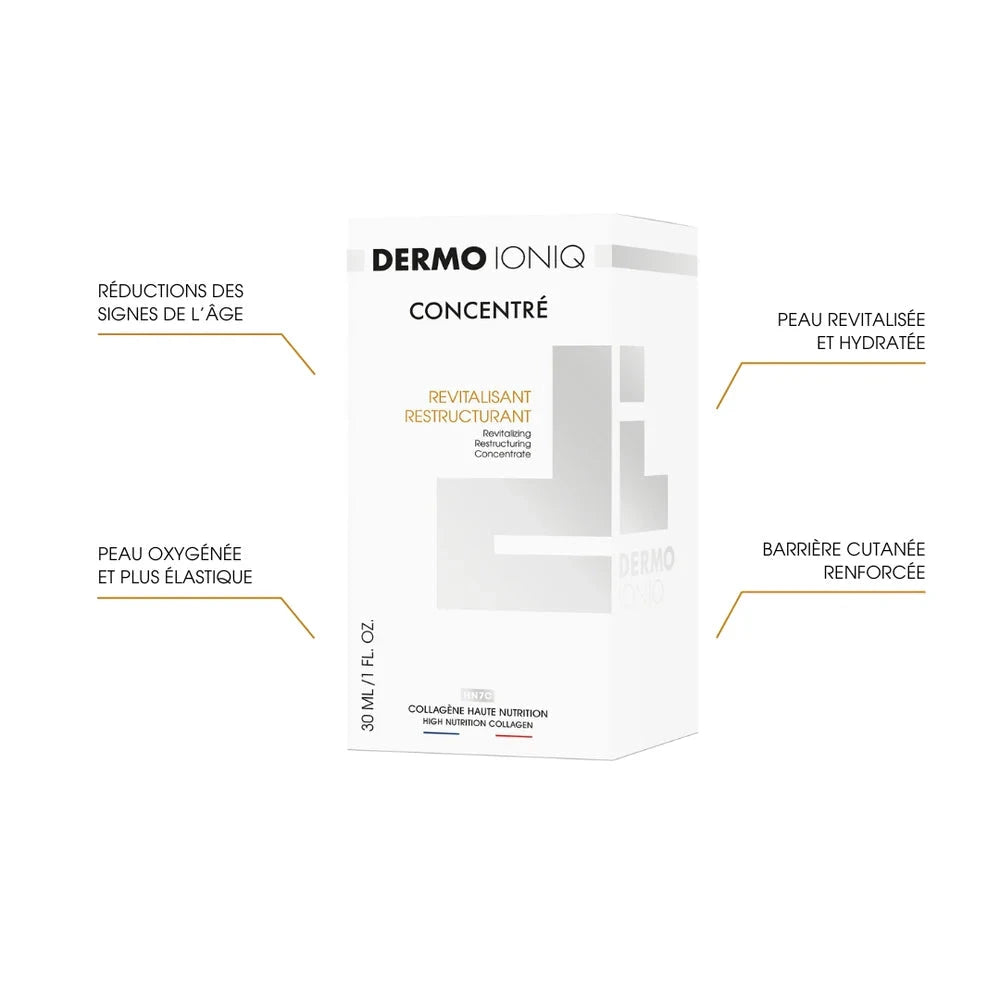 Concentré Revitalisant Restructurant Soin Visage dermoioniq 