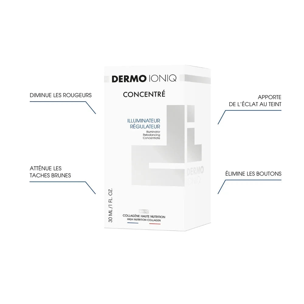 Concentré Illuminateur Régulateur Soin Visage dermoioniq 