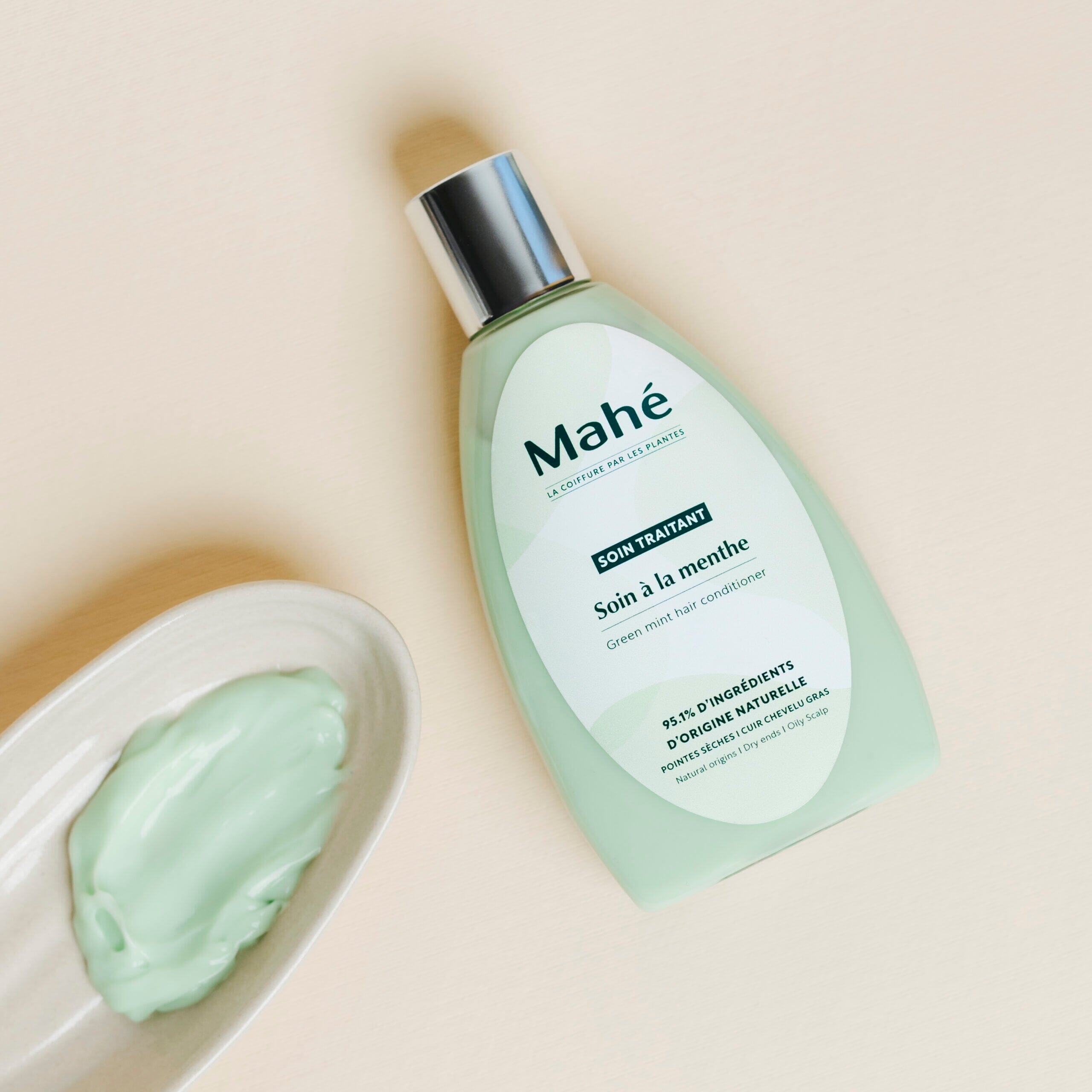 Soin à la menthe - Après-Shampooing purifiant Soin Capillaire Mahé 