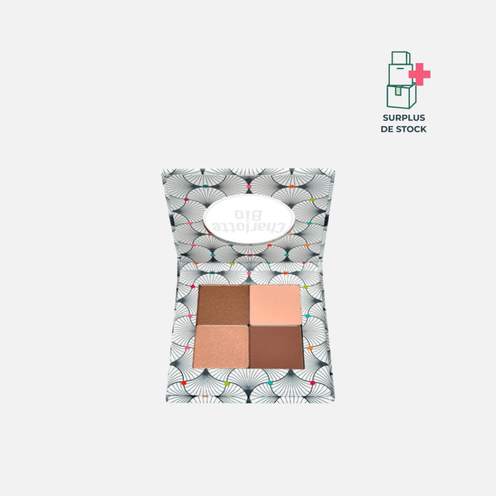 Palette fard a paupières Bio Nude Maquillage CHARLOTTE BIO Palette 4 couleurs 