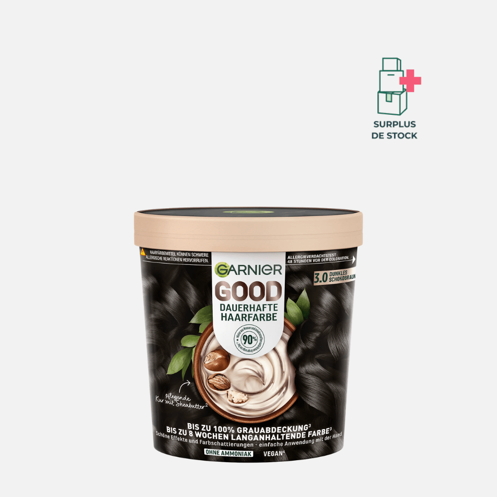 GOOD PERMANENT HAIR COLOUR - Coloration Soin capilaire Garnier 3.0 Chocolat Noir - Pot 