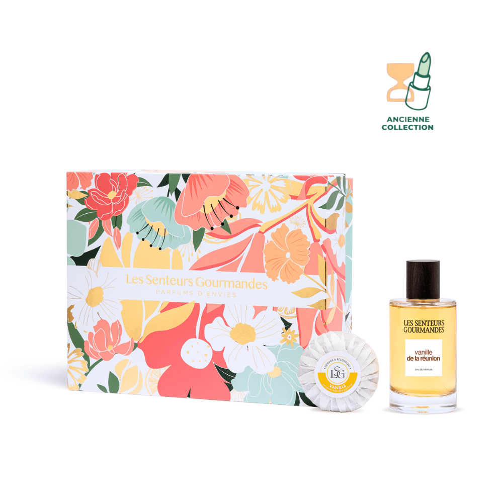 Coffret Vanille de la Réunion (Noël 2024) Parfum Les Senteurs Gourmandes FAMILLE OLFACTIVE : Gourmande Ancienne collection : Noël 2024 