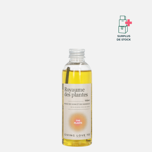 Huile de soin et de massage - ROYAUME DES PLANTES Soin Corps Giving love to 100 ml 