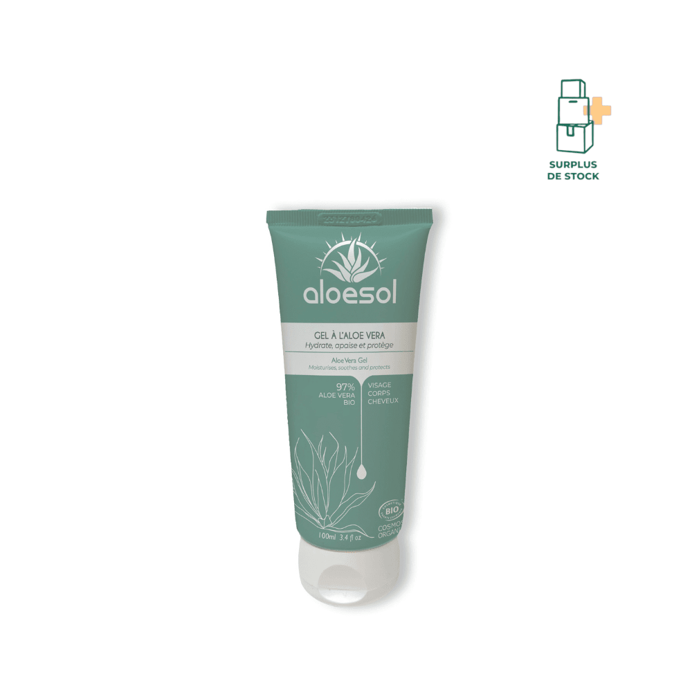 Gel à l'Aloe vera - hydratant & Apaisant Soin Corps ALOESOL 100 ml 
