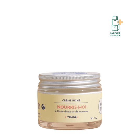 Nourris-moi - Crème visage soin nourrissant MADY & MOI crème riche - peau sèche 50 ml 