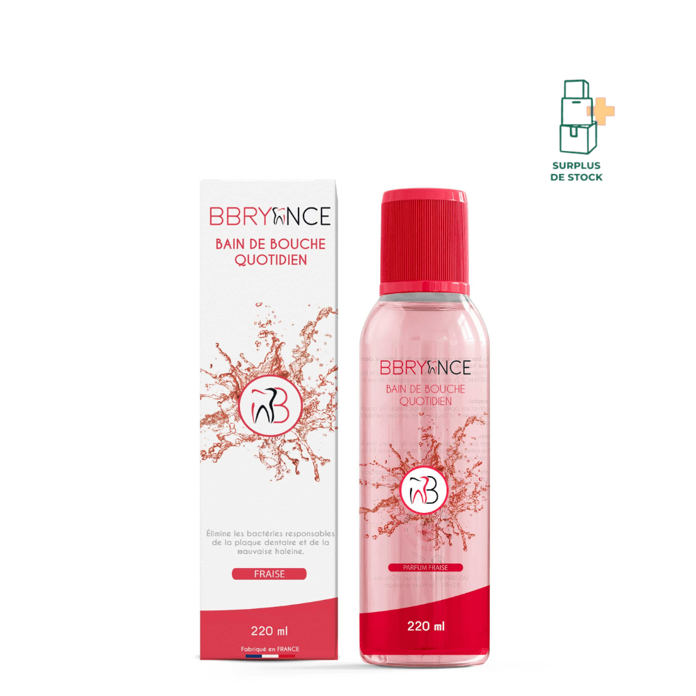 BAIN DE BOUCHE Soin dentaire Bbryance 220 ml FRAISE 