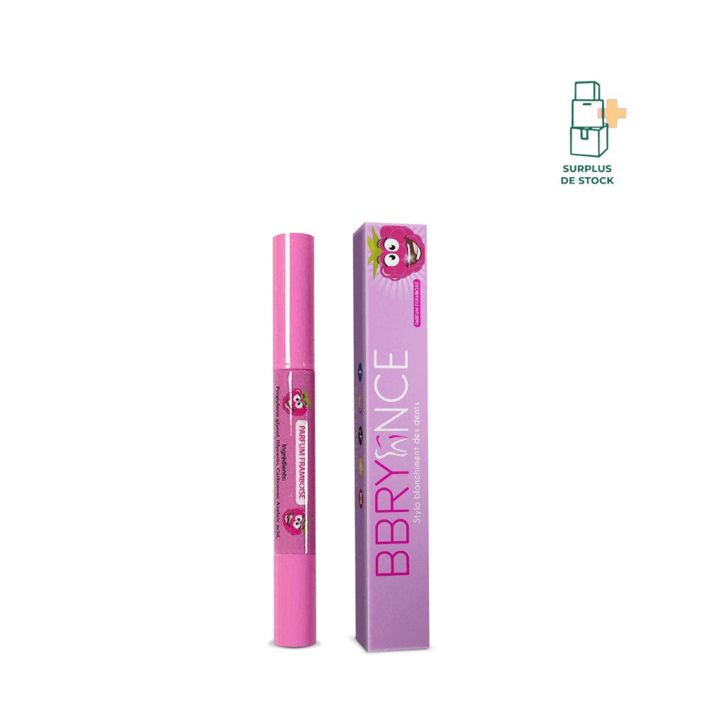 STYLO BLANCHISSANT - Parfum au choix Soin dentaire Bbryance FRAMBOISE 40 utilisations 