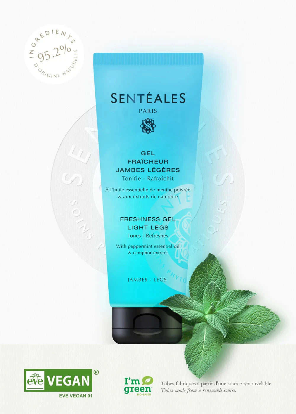 Gel Fraîcheur Jambes Légères Soin Corps SENTÉALES PARIS 