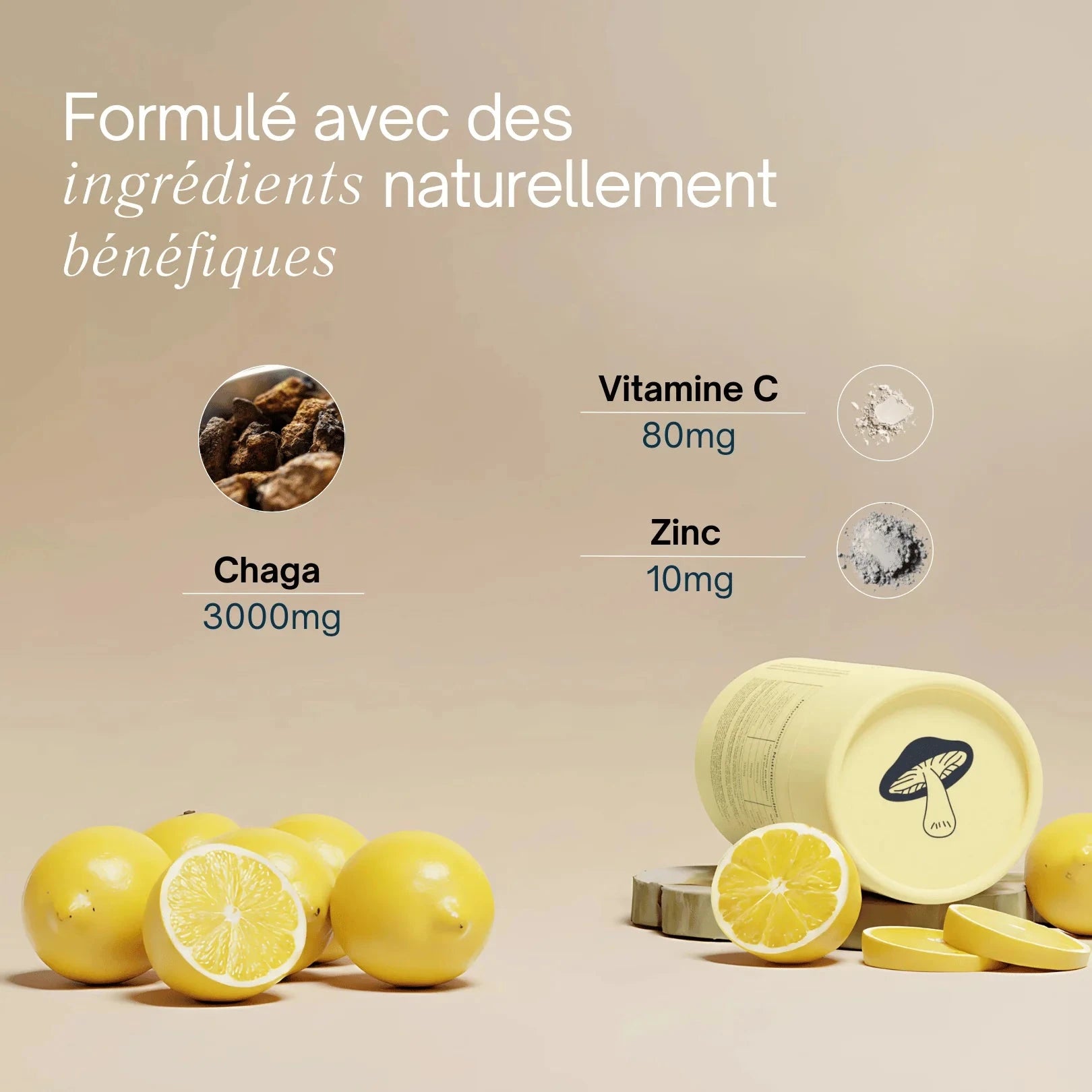 Gummies au Chaga - Immunité, énergie, peau Complément Alimentaire Sporelife 