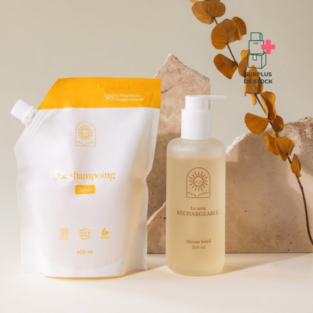 Le shampoing Doux Soin Capillaire Maison Soleil Recharge 200 ml 