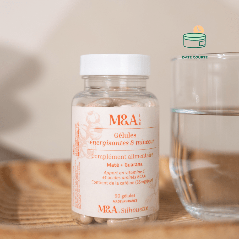 Les Gélules Énergisantes et Minceur Soin du corps M&A Lab 90 Gélules À consommer de préférence avant novembre 2025 