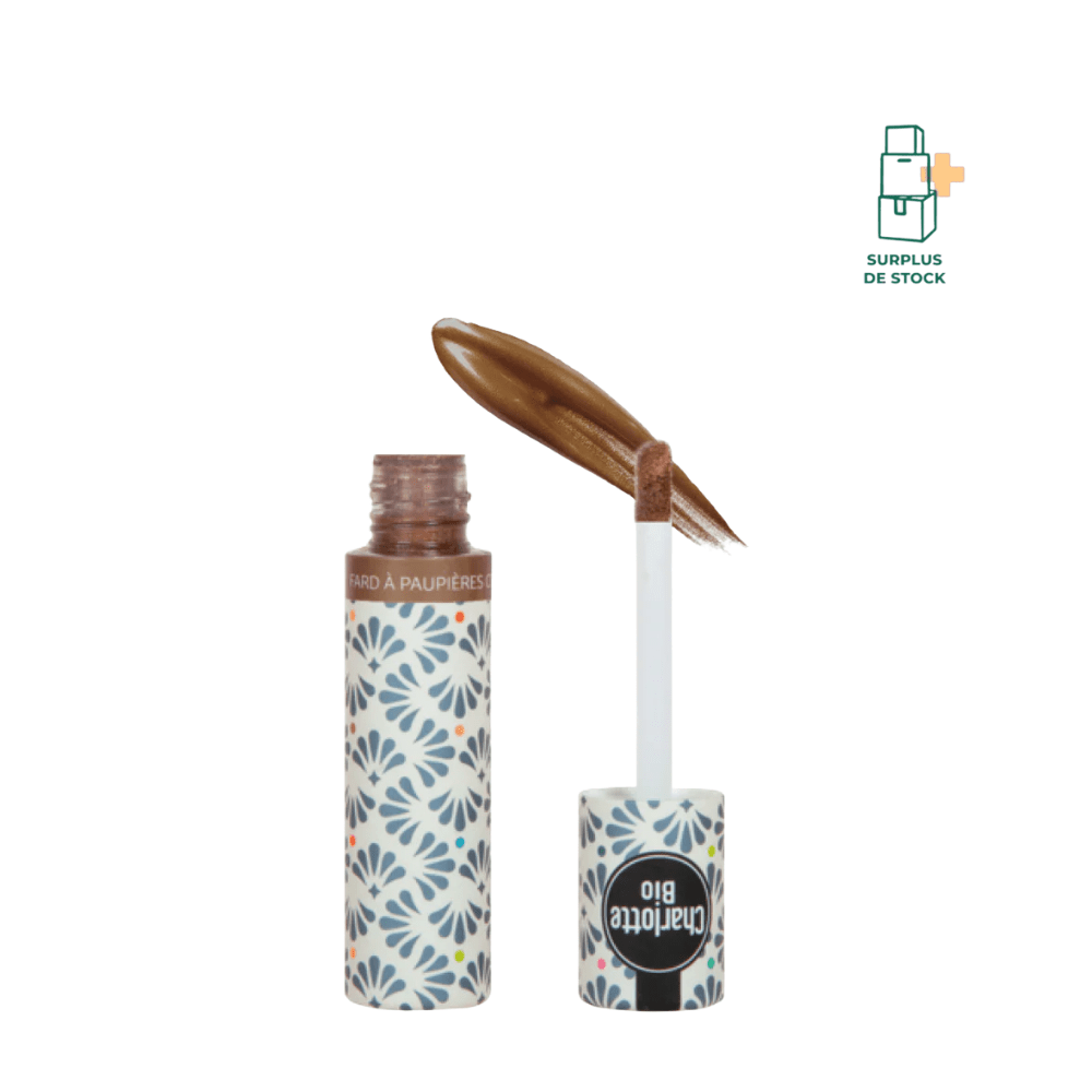 L'ombre à paupières liquide BIO Maquillage CHARLOTTE BIO Marron 