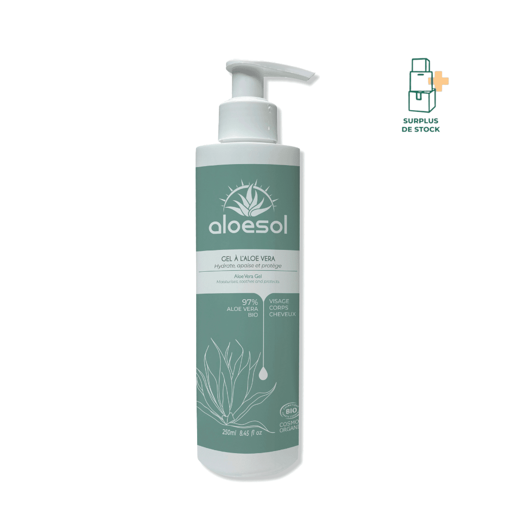 Gel à l'Aloe vera - hydratant & Apaisant Soin Corps ALOESOL 250 ml 