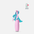 Brosse à dents sonique en silicone 0 à 4 ans Brosse à Dent Électrique FOREO Pearl Pink 