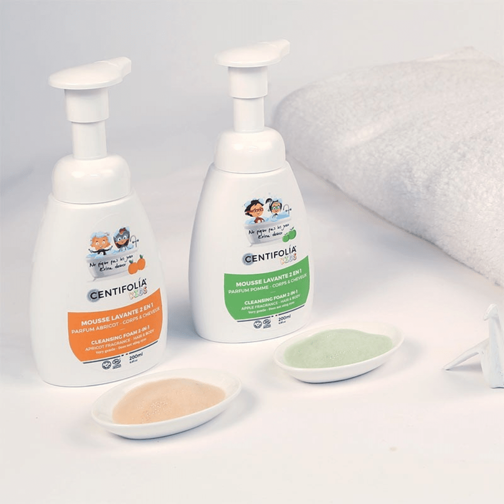 Mousse Lavante 2 en 1 Kids Abricot savon Centifolia 
