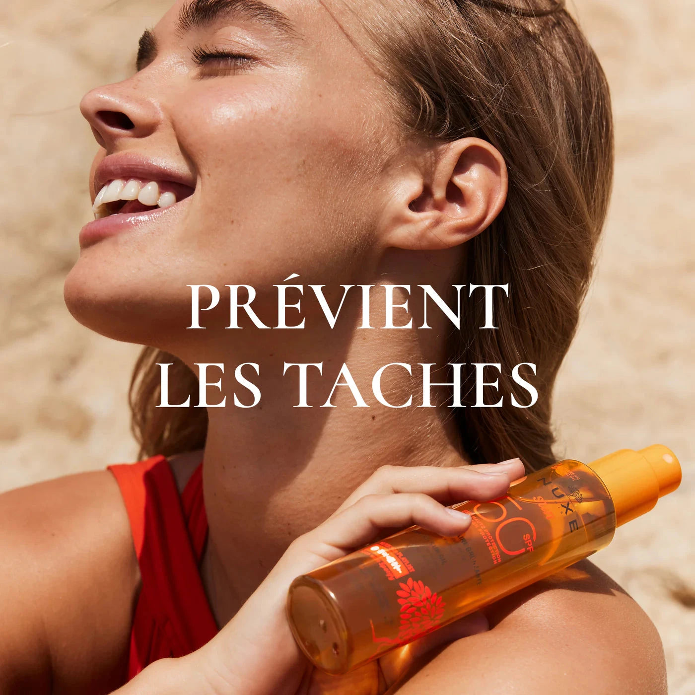 Huile Solaire Bronzante Haute Protection SPF50 Soin Corps NUXE 