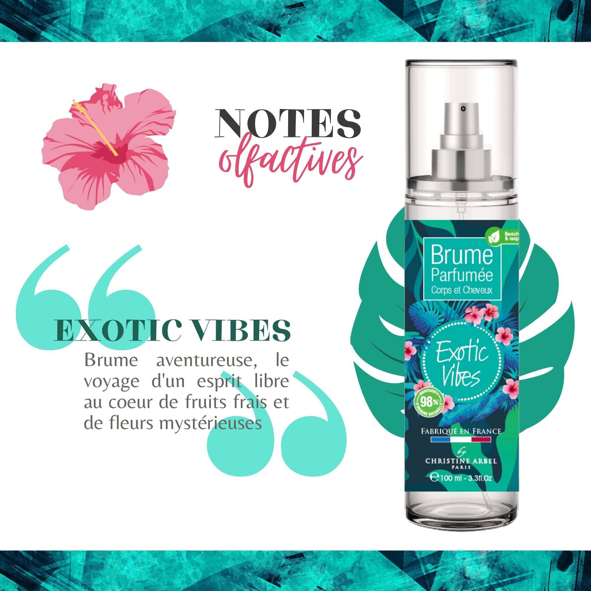 CHRISTINE ARBEL - Brume Corps et Cheveux EXOTIC VIBES Parfum Compagnie Européenne des Parfums 