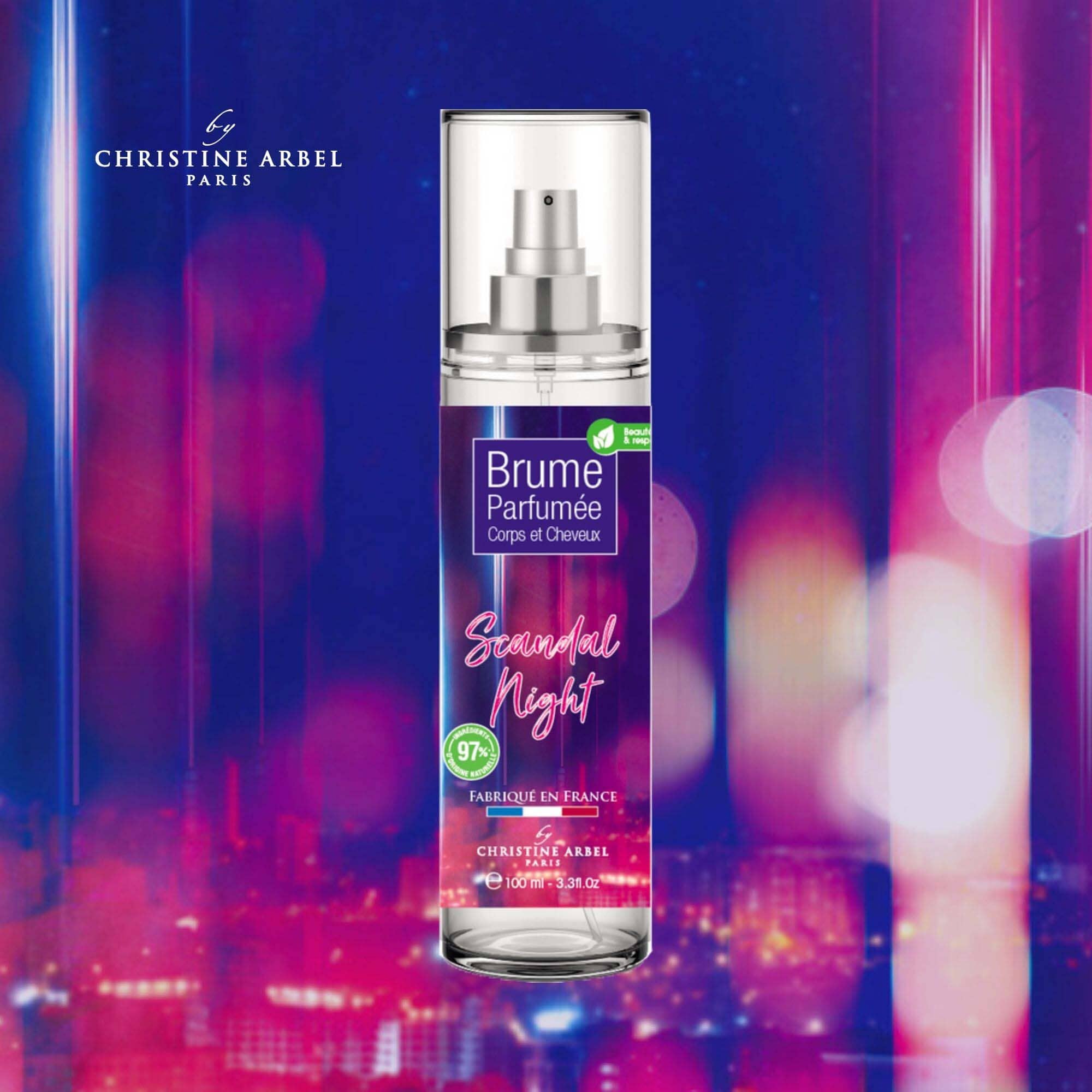 CHRISTINE ARBEL - Brume Corps et Cheveux SCANDAL NIGHT Parfum Compagnie Européenne des Parfums 