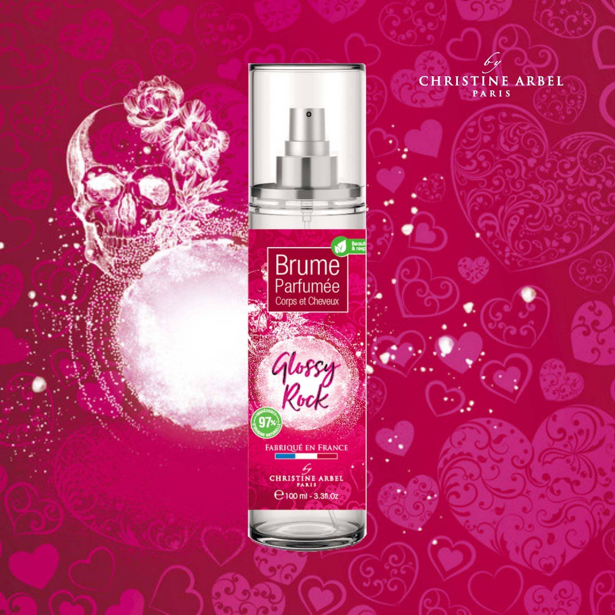 CHRISTINE ARBEL - Brume Corps et Cheveux GLOSSY ROCK Parfum Compagnie Européenne des Parfums 
