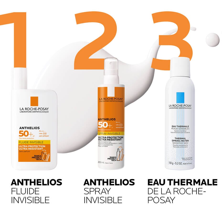 Anthelios Crème Solaire en Spray SPF50+ Soin Visage La Roche-Posay 