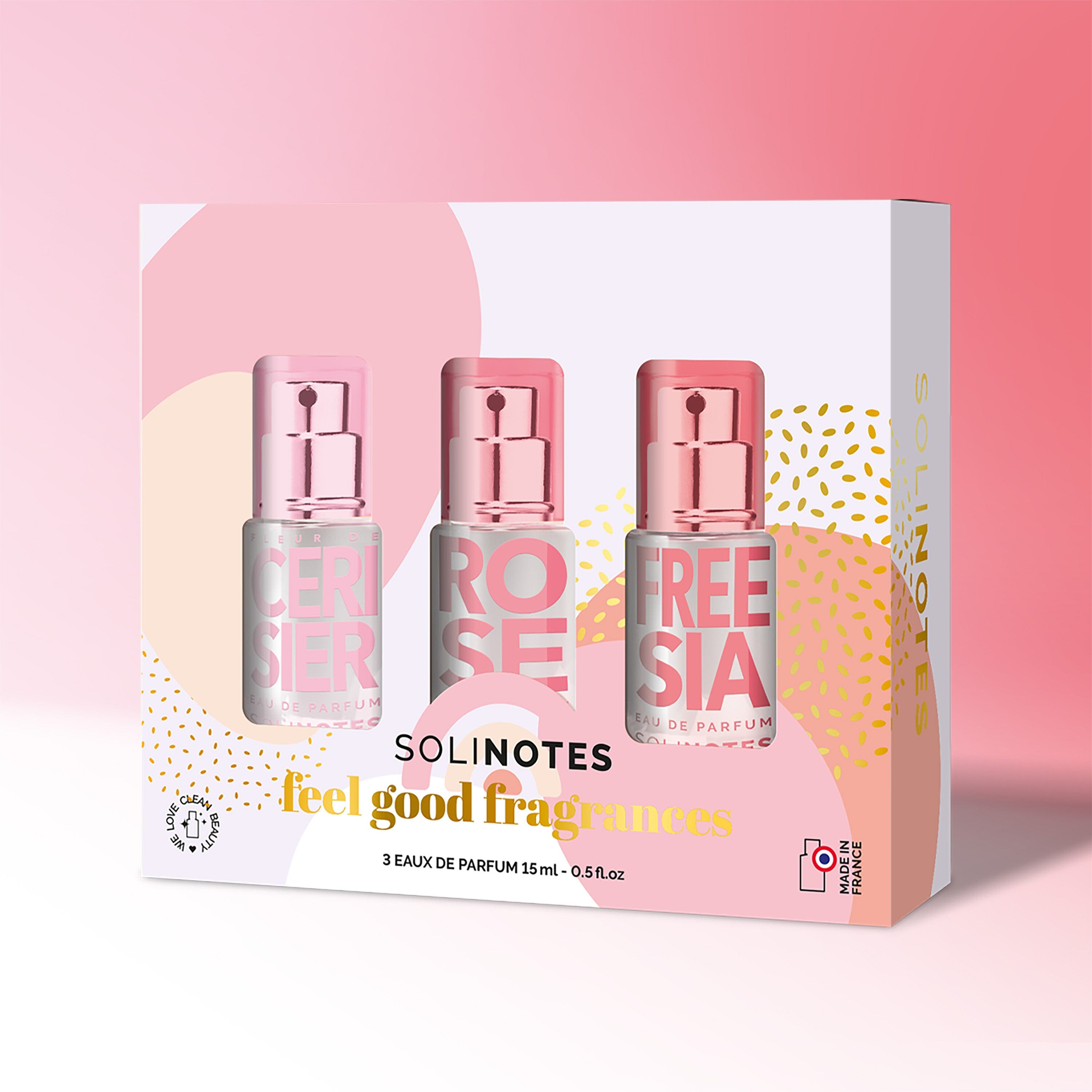 Set Fleur de Cerisier, Rose et Freesia Eau de parfum SOLINOTES 