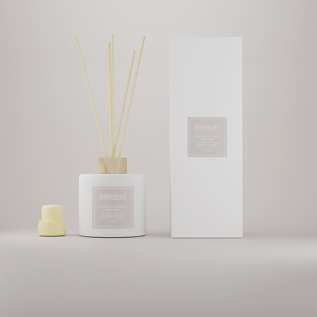 Diffuseur d'ambiance - Musc blanc Diffuseur de Parfum BIANOCHY 