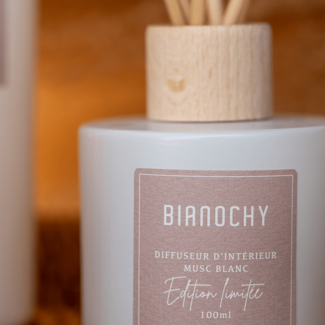 Diffuseur d'ambiance - Musc blanc Diffuseur de Parfum BIANOCHY 