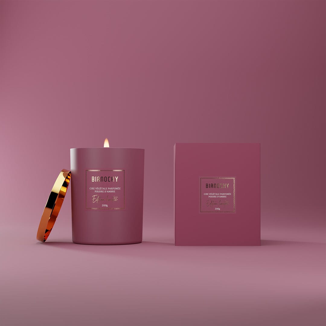 Bougie parfumée - Poudre d'Ambre Bougie Parfumée BIANOCHY 