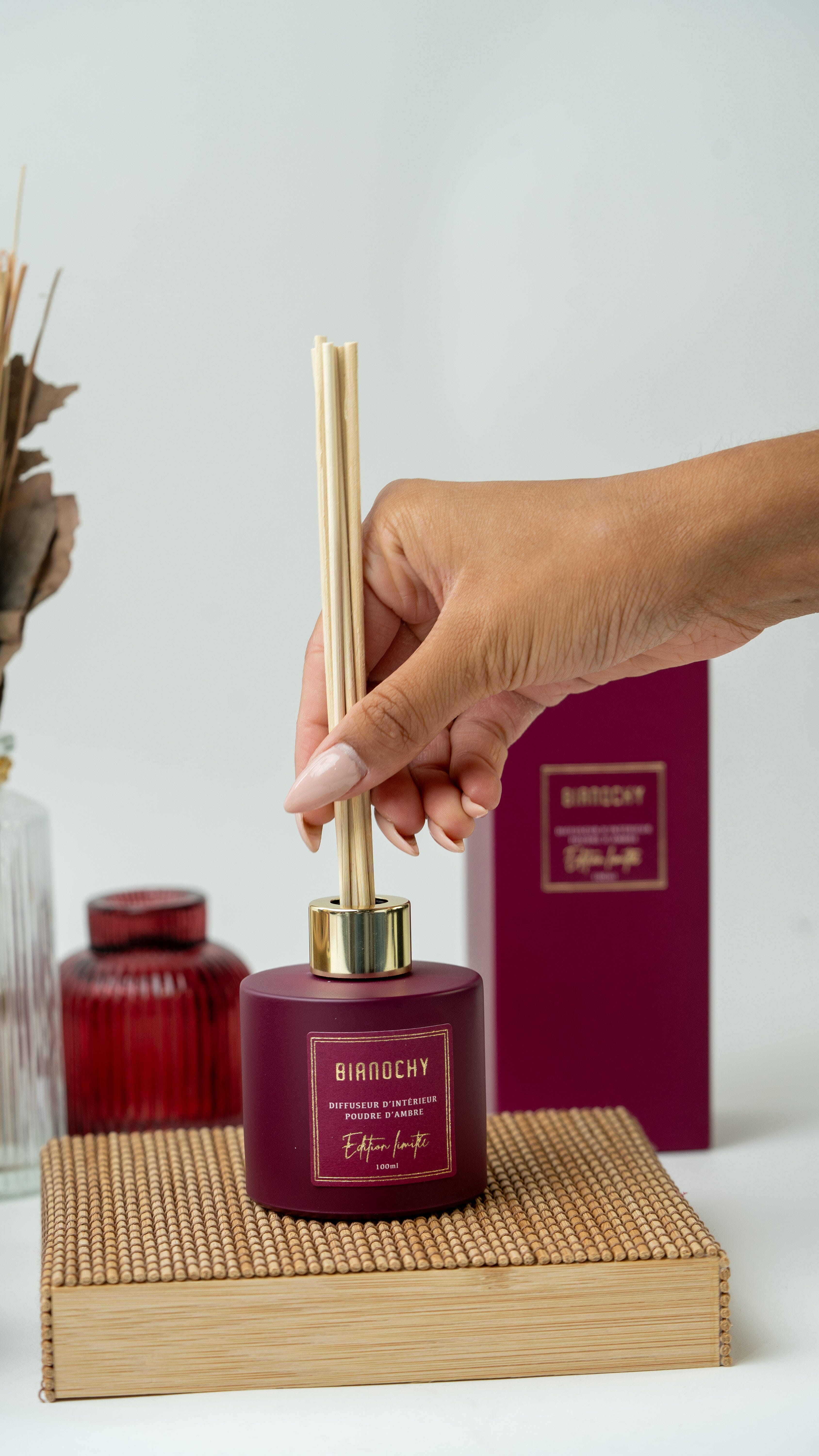 Diffuseur d'ambiance - Poudre d'ambre Diffuseur de Parfum BIANOCHY 