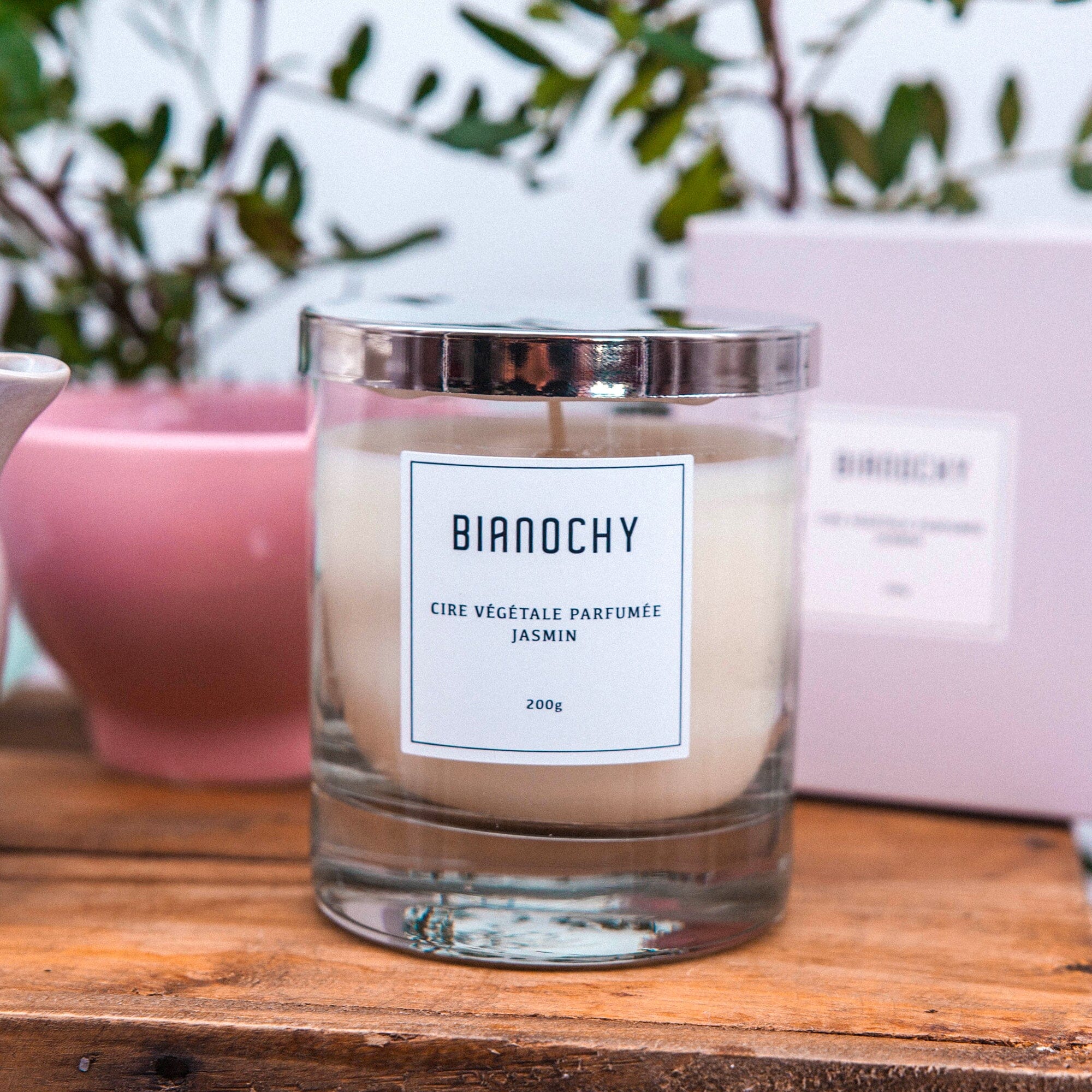Bougie parfumée - Jasmin Bougie Parfumée BIANOCHY 
