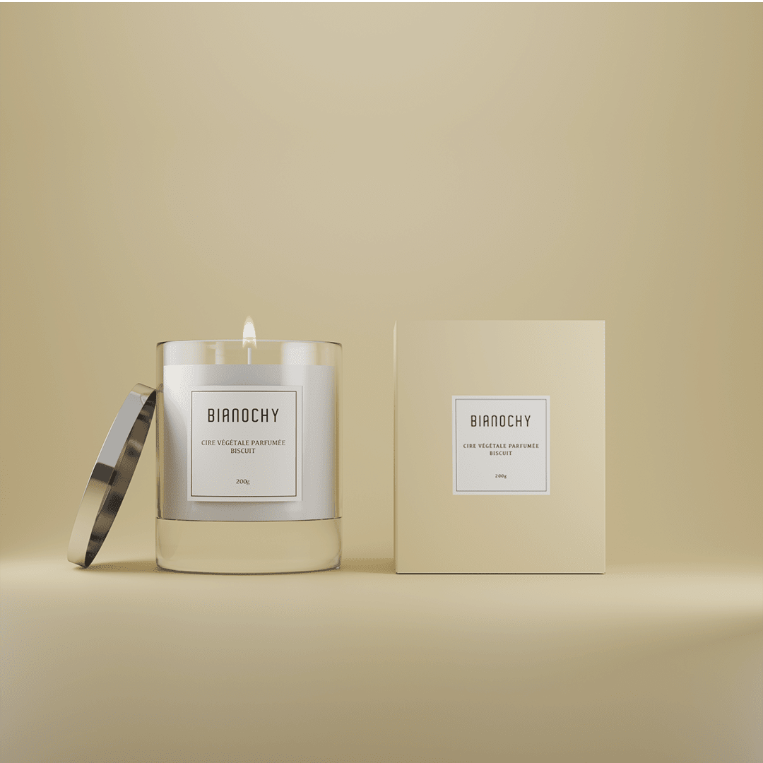 Bougie parfumée - Biscuit Bougie Parfumée BIANOCHY 