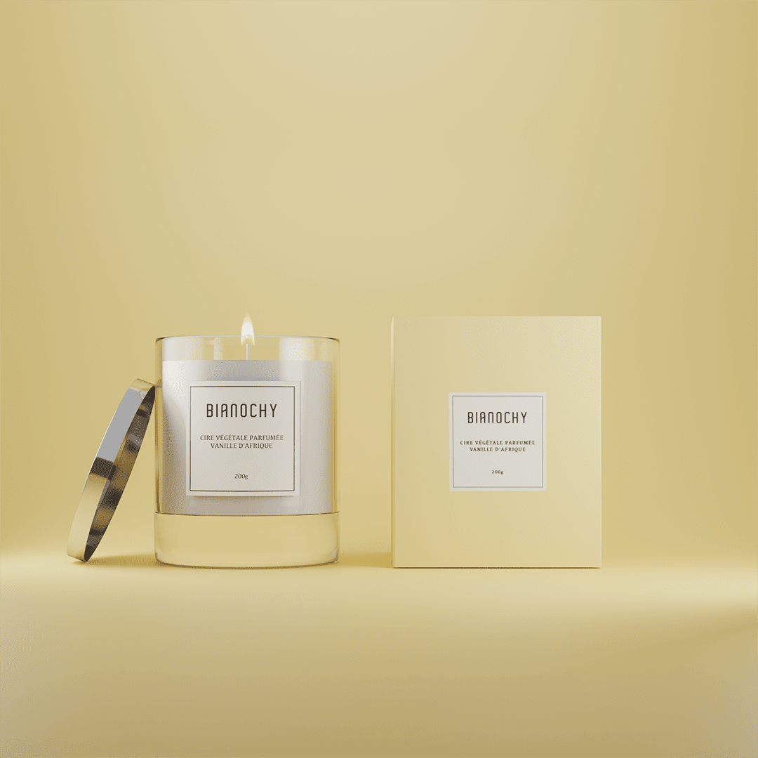 Bougie parfumée - Vanille d'Afrique Bougie Parfumée BIANOCHY 