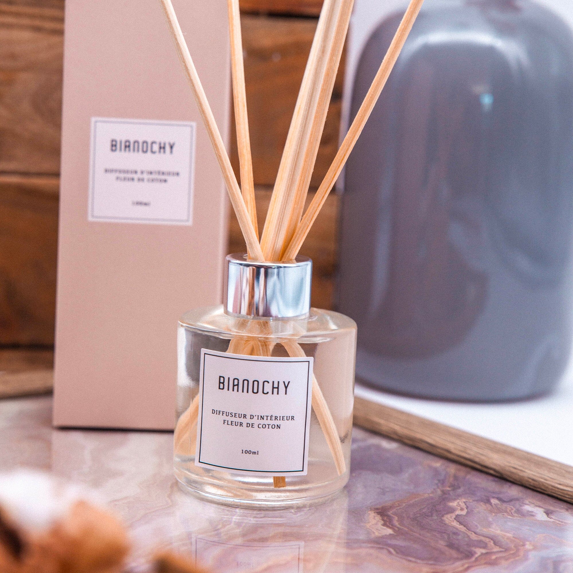 Diffuseur d'ambiance - Fleur de Coton Diffuseur de Parfum BIANOCHY 