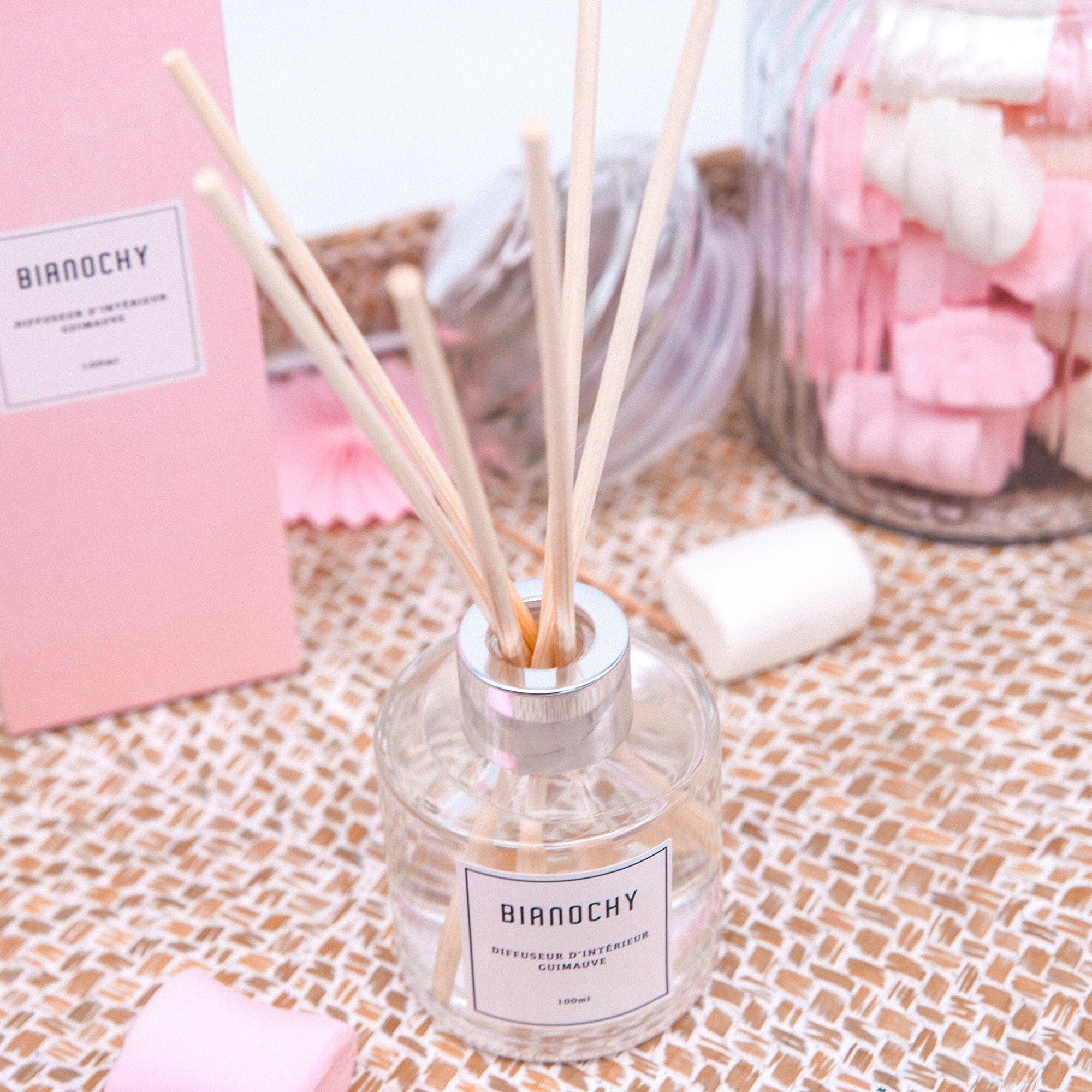 Diffuseur d'ambiance - Guimauve Diffuseur de Parfum BIANOCHY 