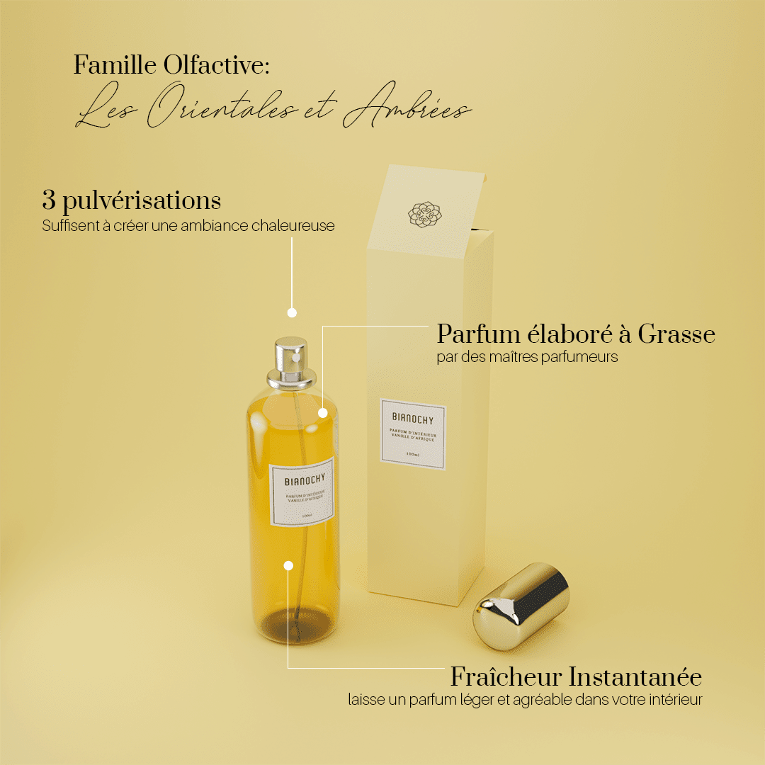 Parfum d'ambiance - Vanille d'Afrique Parfum d'Ambiance BIANOCHY 