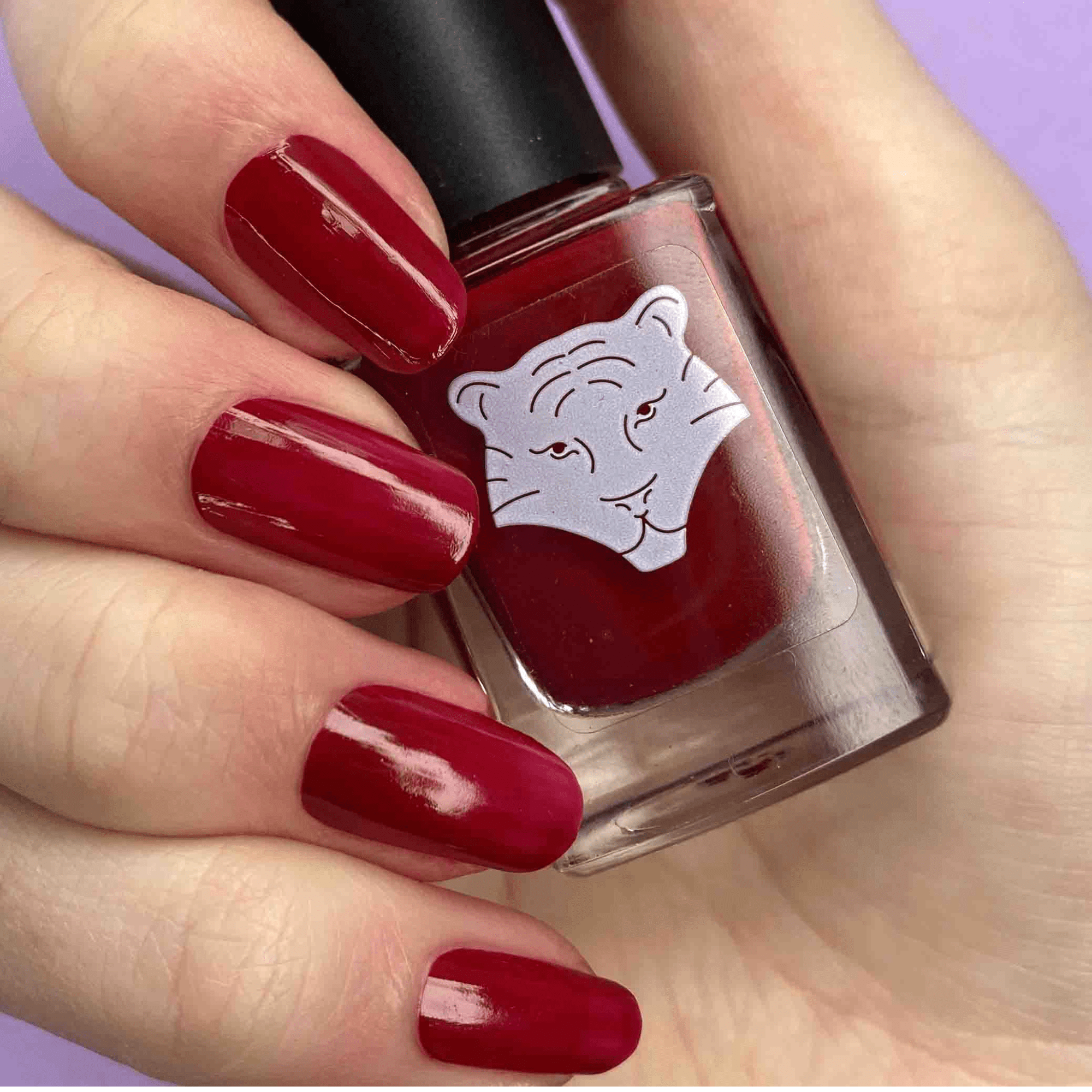 Vernis à Ongles Naturel & Vegan 207 ROUGE BORDEAUX Vernis à ongles ALL TIGERS 