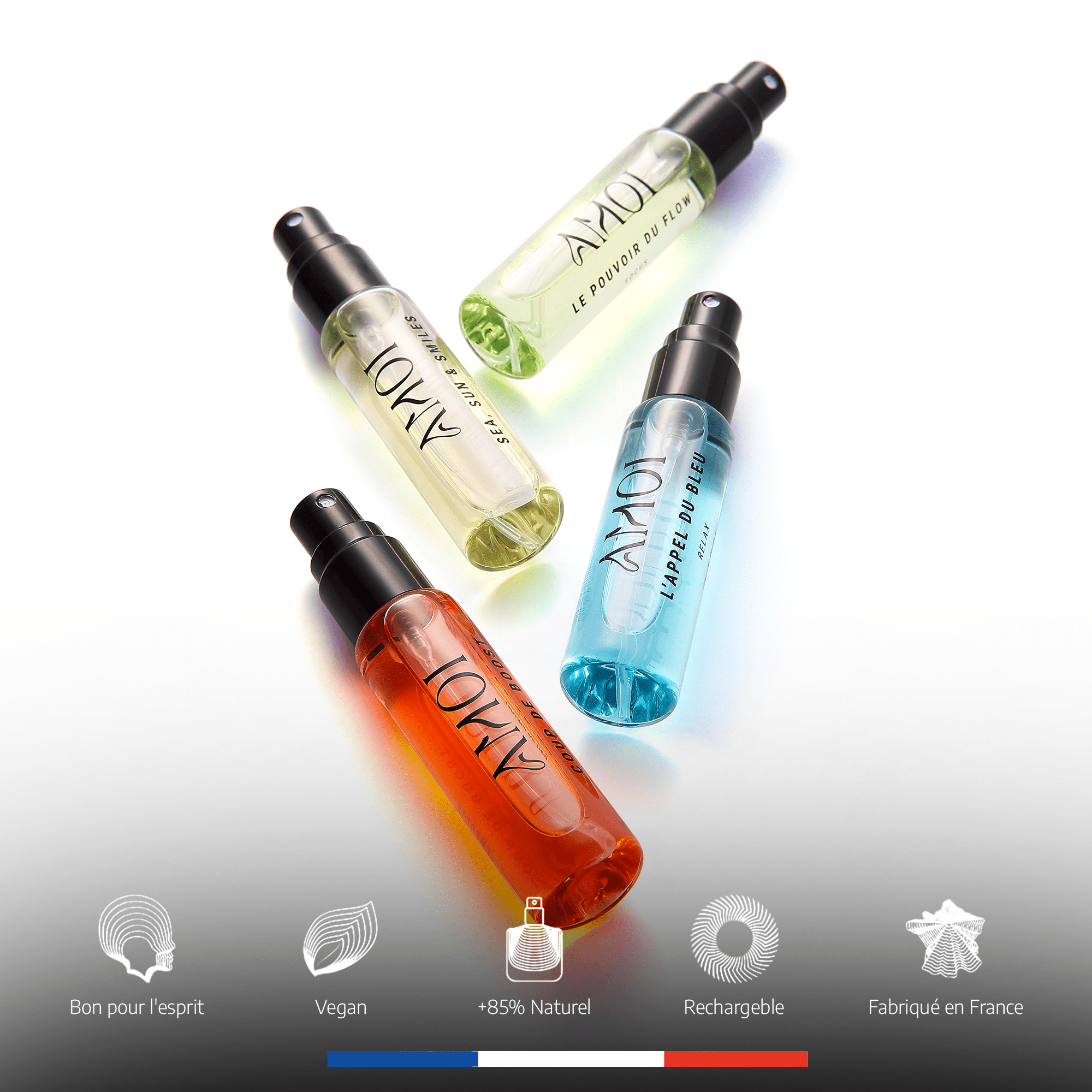 KIT DECOUVERTE- 4X 10 ml Parfum AMOI 