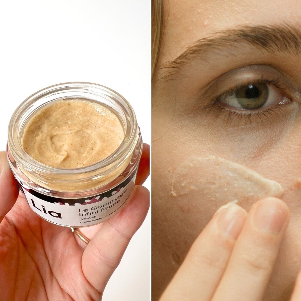 Le Gommage Infini Prune Visage Soin Visage Laboratoire Lia 