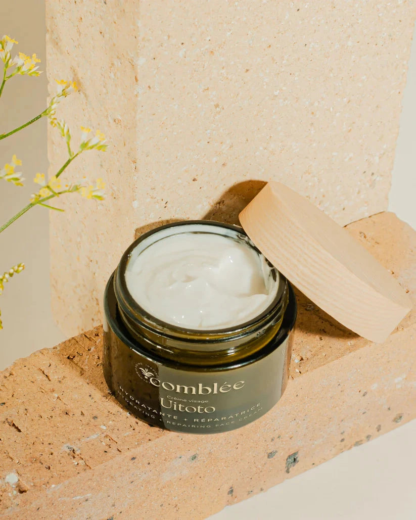 Crème visage Hydratante et Réparatrice - Uitoto Soin Visage Comblée 
