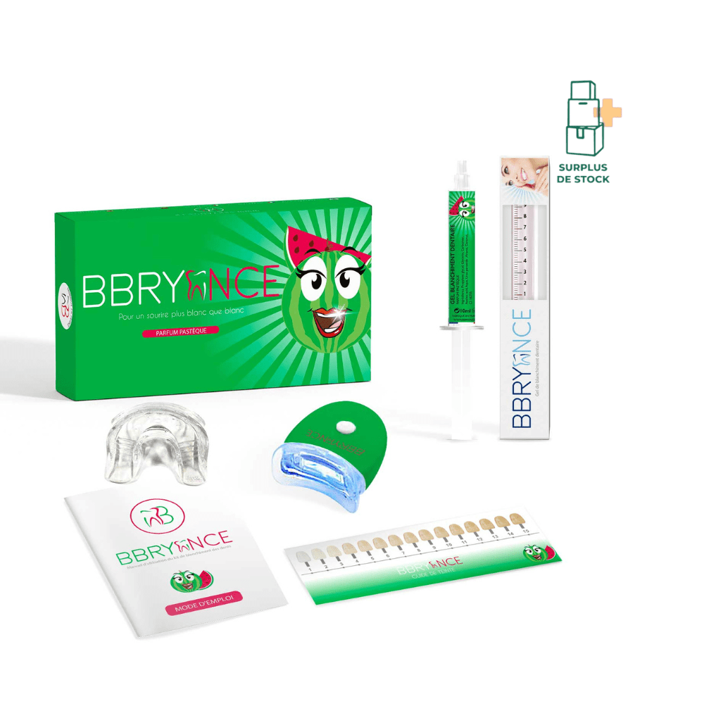 KIT BLANCHIMENT DENTAIRE - Parfum au choix Soin dentaire Bbryance PASTEQUE 