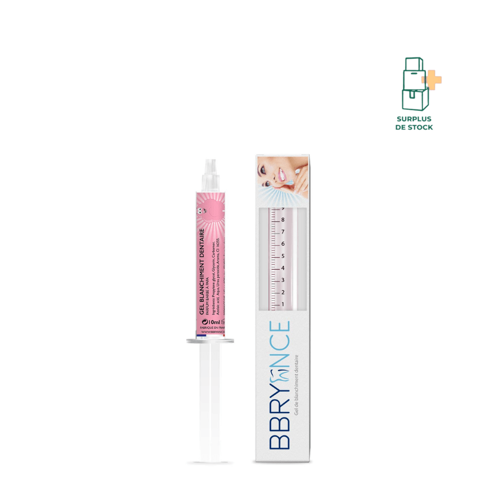 GEL BLANCHIMENT - Parfum au choix Soin dentaire Bbryance BARBE A PAPA 1 gel permet 7 utilisations 