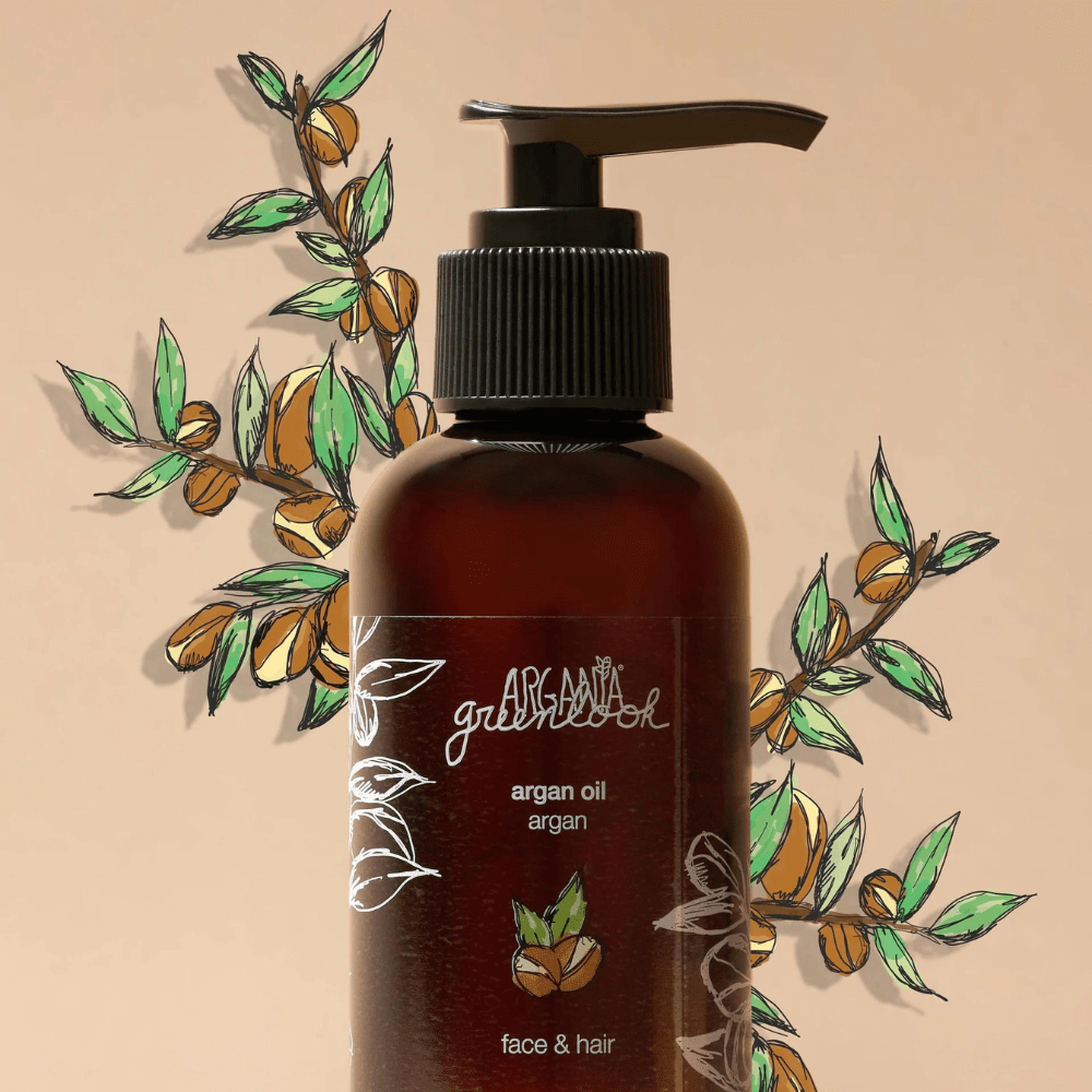 Huile D'argan pour Visage et Cheveux Crème Anti-âge ARGANIA 