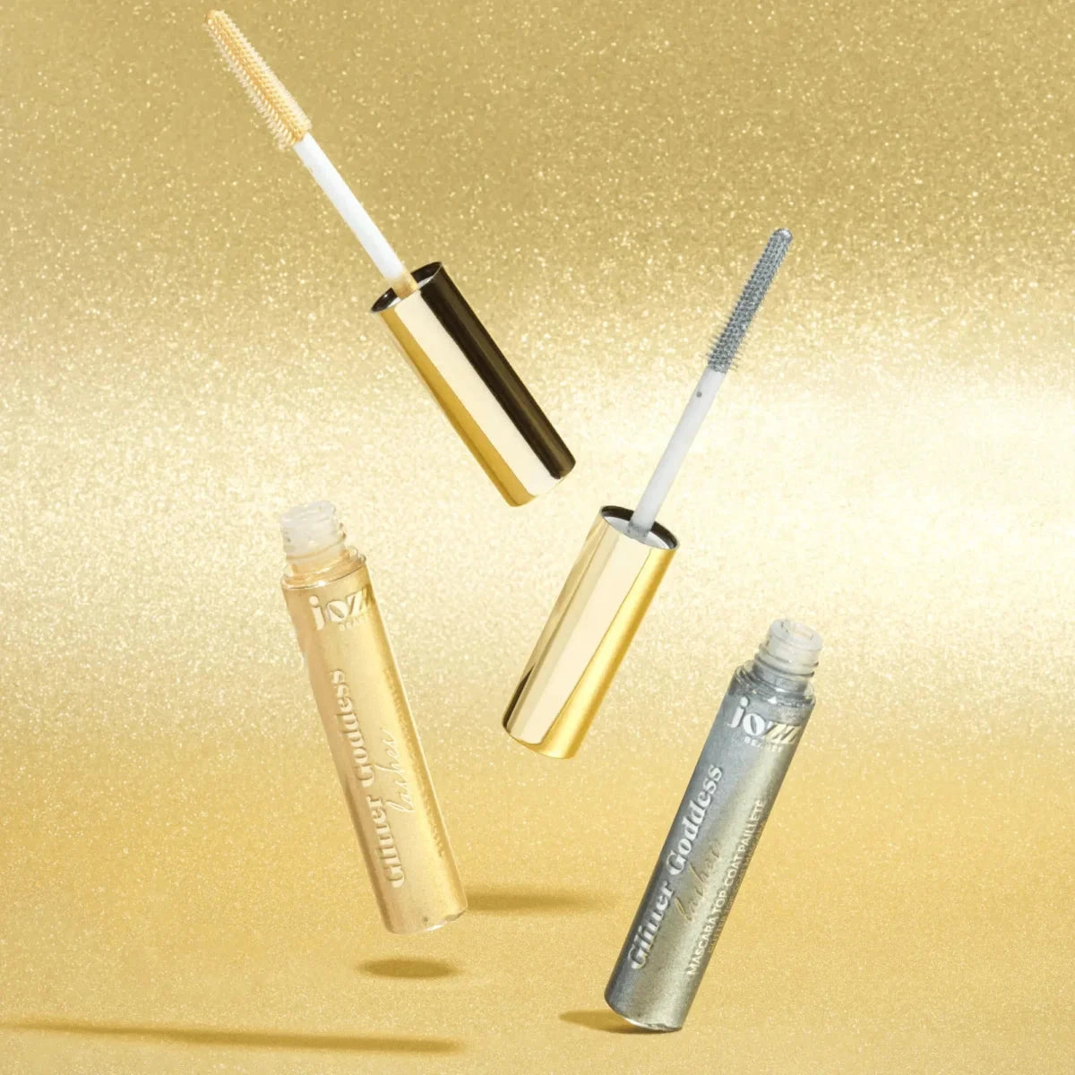 Mascara Pailleté Argent – Glitter Goddess Maquillage Jozz Beauty 